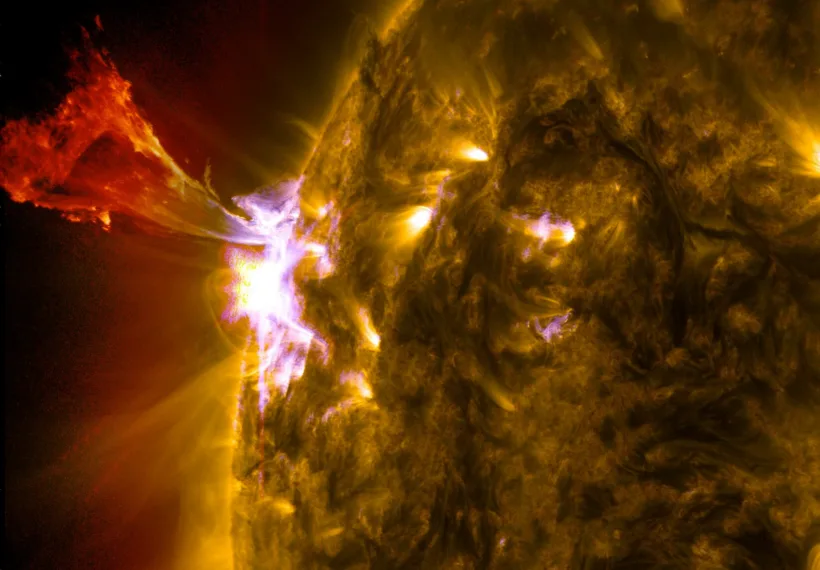 Solar flare Mid-level