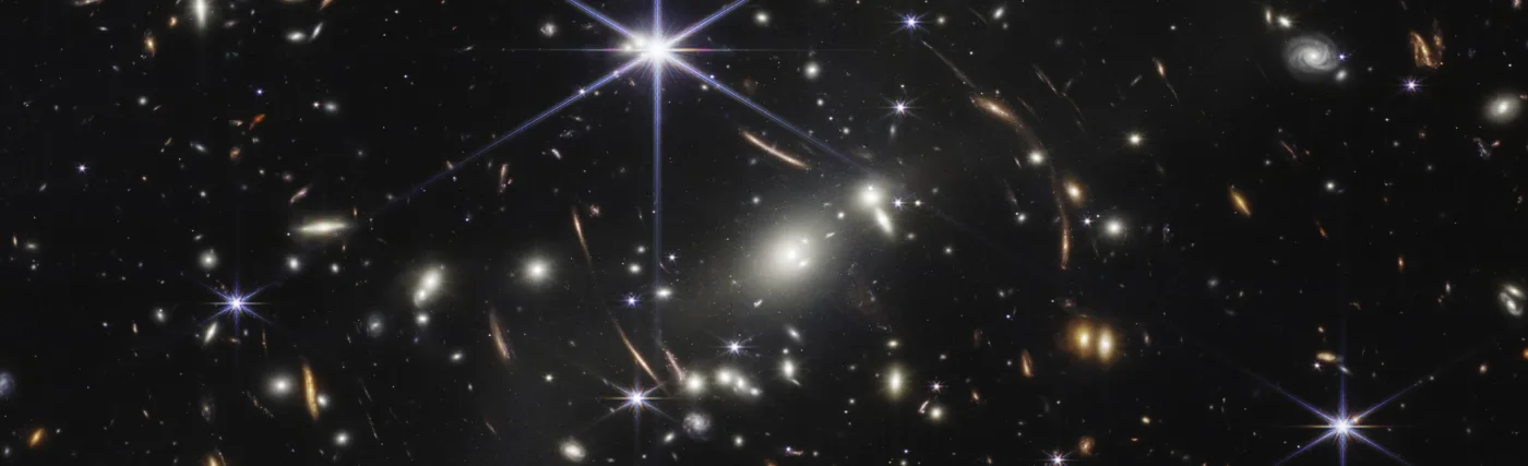 NASA’s James Webb Space Telescope has produced the deepest and sharpest infrared image of the distant universe to date. Known as Webb’s First Deep Field, this image of galaxy cluster SMACS 0723 is overflowing with detail.
